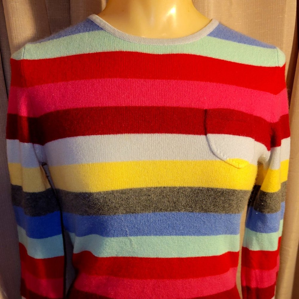 MultiColored Express Cashmere Sweater